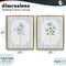 Stupell Industries Blue Blooms & Stripes 2pc Floating Frame Set, design by Tava Studios